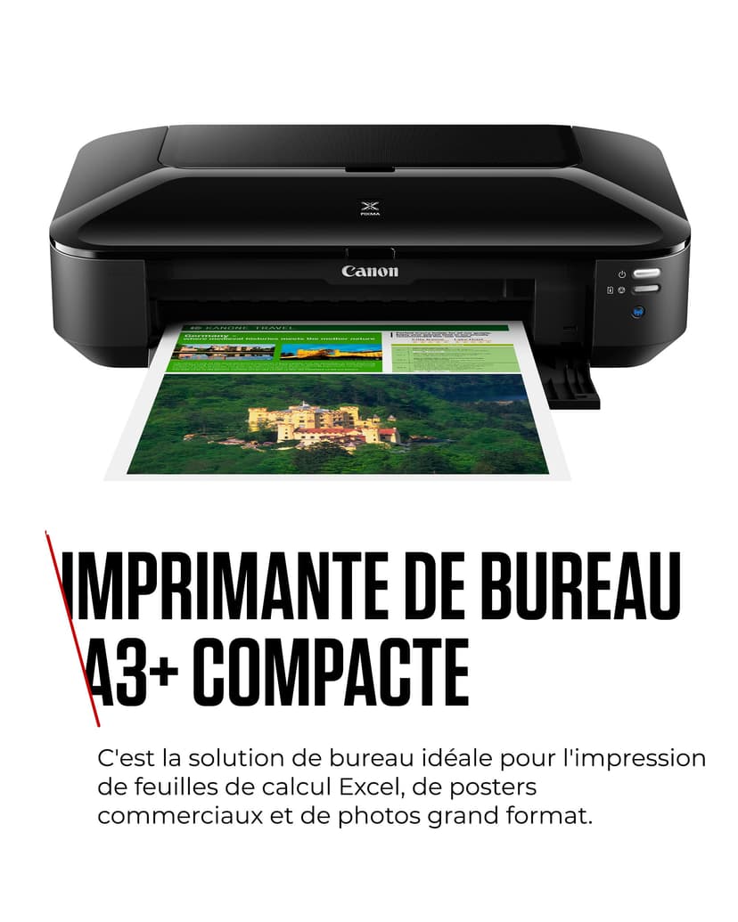 Canon PIXMA iX6850 Imprimante WiFi (Noire) 5 Encres - Imprimante Multifonction de Bureau Hautement Performante - Impressions A3+ de Qualité Pro - Connectivité Wi-FI-Ethernet - Imprimante Jet d’Encre - 9