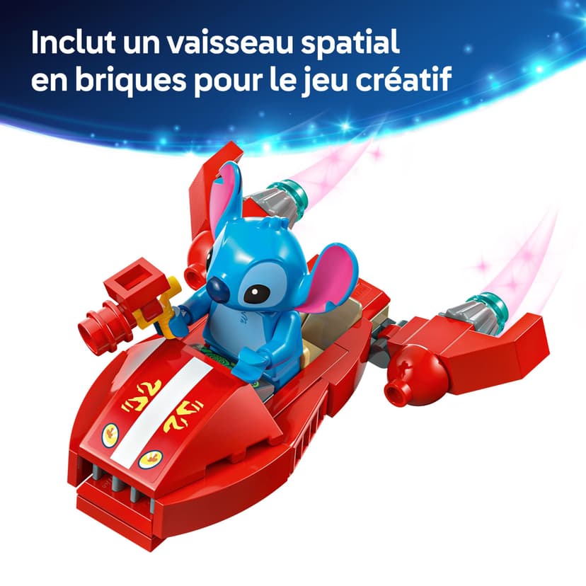 LEGO | Disney Lilo and Stitch Beach House Building Toy with 6 Rooms, Rooftop Observatory, a Spaceship and 5 Minifigures - Birthday Gift for 9+ Year Old Girls, Boys & Fans - 43268 - 4