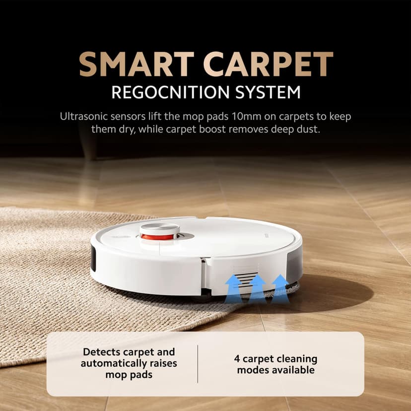 Xiaomi Robot Vacuum S40 Pro, Smart Robotic Vacuum and Mop, Auto-Extending Side Brushes, 15000Pa Suction, Hard Floor & Carpet, Remote Control via App - 7