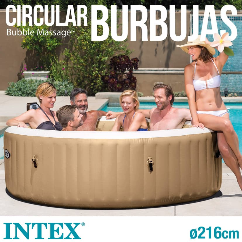 Intex Pure Spa Sahara 6 Places 28428EX Beige - 2