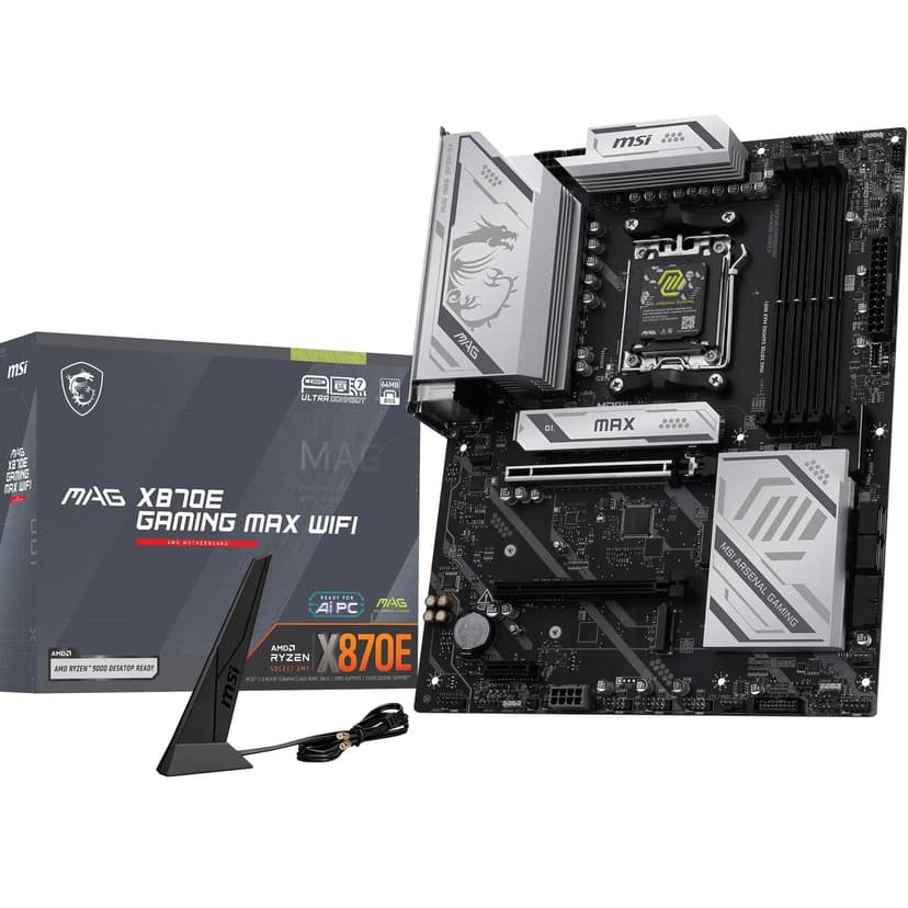 MSI MAG X870E GAMING MAX WIFI Motherboard, ATX - Supports… - 1