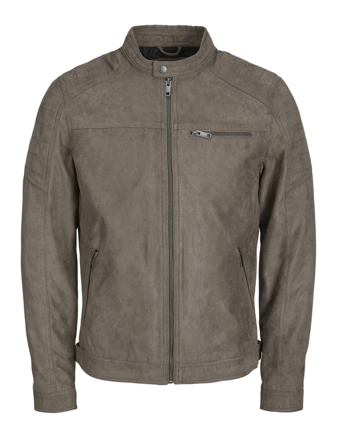 JACK & JONES Men's Jjerocky Jacket Noos Faux Leather Jacket, Falcon Fake Suede, XXL