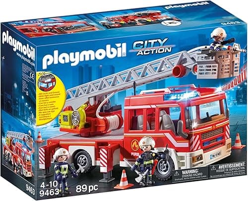 Playmobil 9463 Camion de Pompiers avec échelle pivotante …