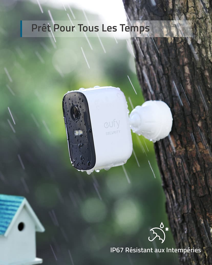 eufy Security eufyCam 2C 2-Cam Kit Security Camera Outdoor Wireless Home Security System with 180-Day Battery Life, HomeKit Compatibility, 1080p HD, IP67, Night Vision, No Monthly Fee - 6