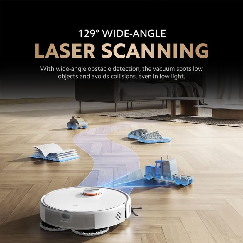 Xiaomi Robot Vacuum S40 Pro, Smart Robotic Vacuum and Mop, Auto-Extending Side Brushes, 15000Pa Suction, Hard Floor & Carpet, Remote Control via App - 8