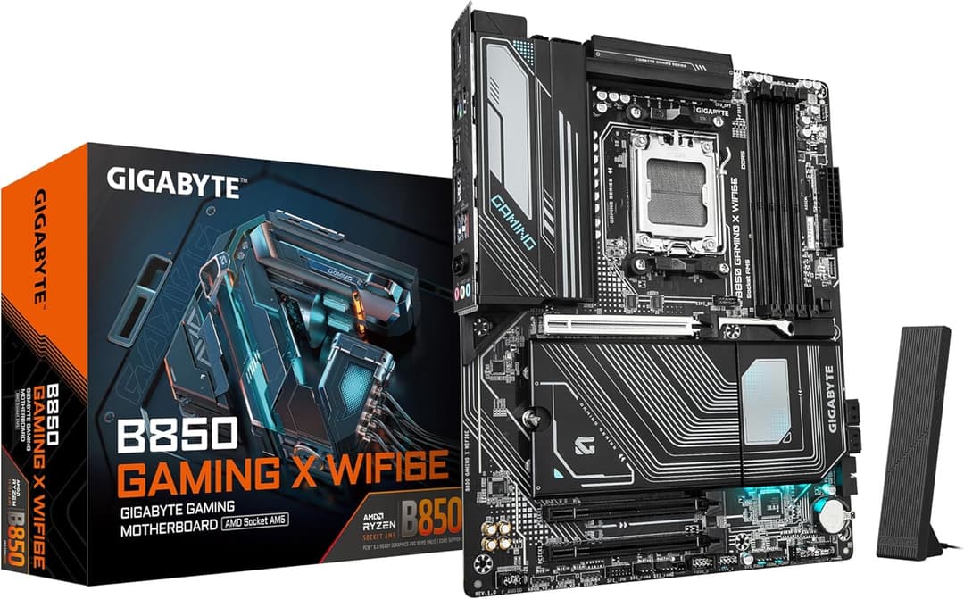 Gigabyte B850 GAMING X WIFI6E Motherboard - AMD Ryzen 900…