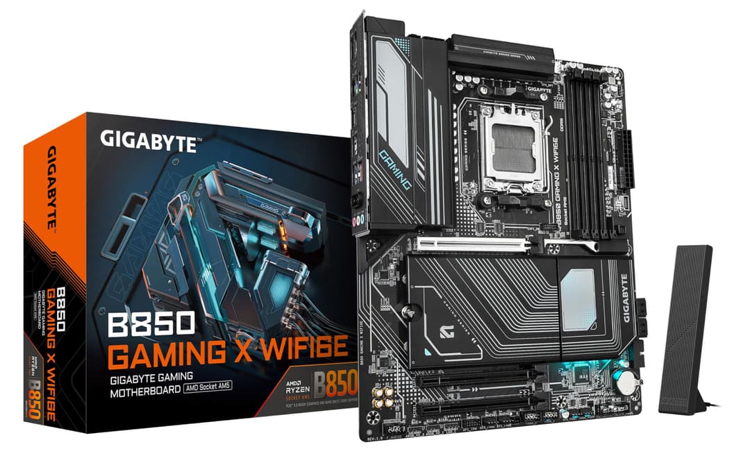 Gigabyte B850 GAMING X WIFI6E Motherboard - AMD Ryzen 900…