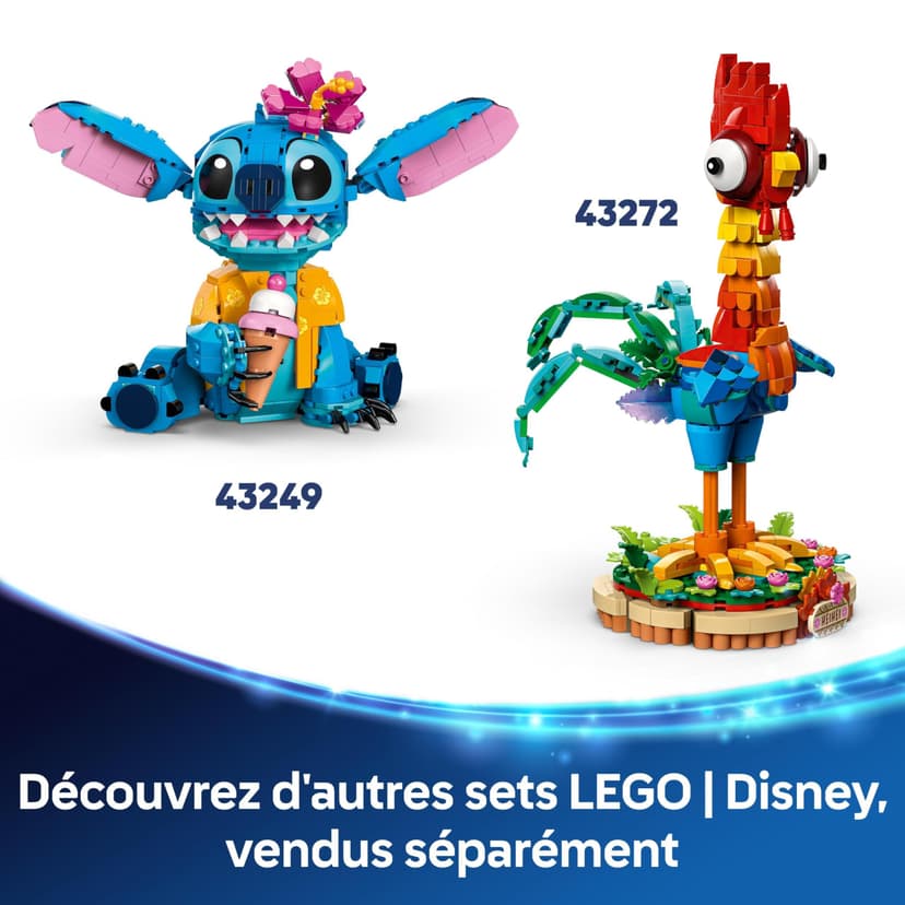 LEGO | Disney Lilo and Stitch Beach House Building Toy with 6 Rooms, Rooftop Observatory, a Spaceship and 5 Minifigures - Birthday Gift for 9+ Year Old Girls, Boys & Fans - 43268 - 7