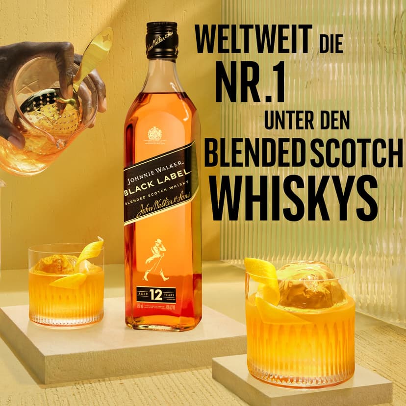 Johnnie Walker Black Label 12 ans Whisky Blend 40% 70cl - 2