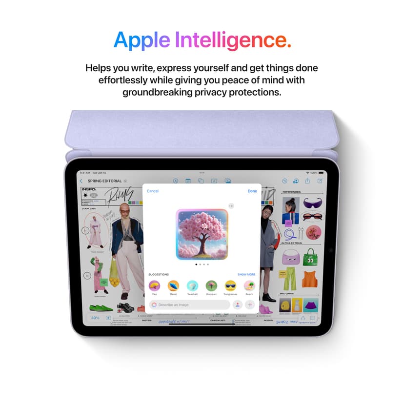 Apple iPad mini (A17 Pro): Apple Intelligence, 8.3-inch Liquid Retina Display, 128GB, Wi-Fi 6E, 12MP Front/12MP Back Camera, Touch ID, All-Day Battery Life — Space Grey - 2