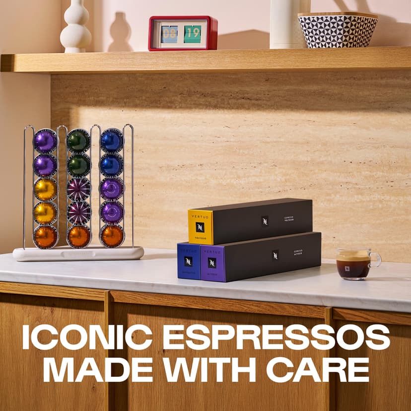 Nespresso Vertuo Coffee Pods Espresso Variety Pack - 30 Capsules (3 sleeves) Includes 10 Altissio, 10 Diavolto, 10 Voltesso Pods - 5