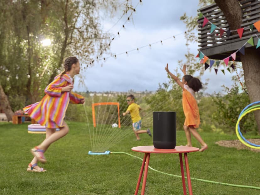 Sonos Move 2 | Enceinte Nomade sans Fil avec Wi-FI, Bluetooth, Compatible avec Amazon Alexa, 24 Heures d'autonomie, Socle de Charge sans Fil - Noir - 8
