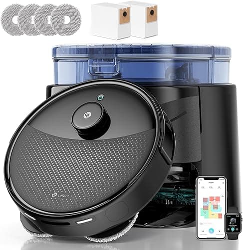LEFANT M3 Robot Vacuum Cleaner and Broom - Black