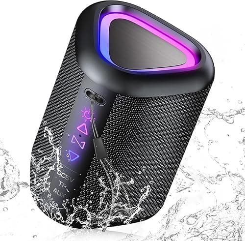 aowoka Haut-parleur Bluetooth avec lumière
