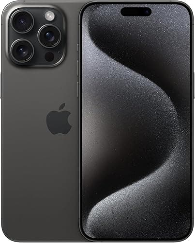 Apple iPhone 15 Pro Max (256 GB) - Black Titanium (Renewed)