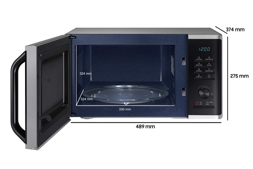 Samsung EAN 8806090280207 Microwave Oven, 23 L, Silver - 2