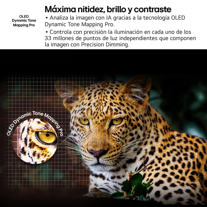 LG TV OLED OLED65C5 OLED Evo Noir Profond et Booster de luminosité 120 Hz 4K 164 cm 2025 - 9
