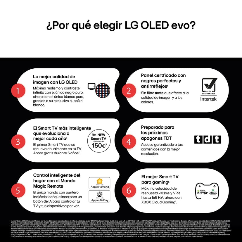 LG TV OLED OLED65C5 OLED Evo Noir Profond et Booster de luminosité 120 Hz 4K 164 cm 2025 - 3