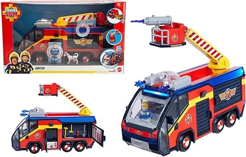Simba - Sam Le Pompier - Camion de Pompier Jupiter - Son …