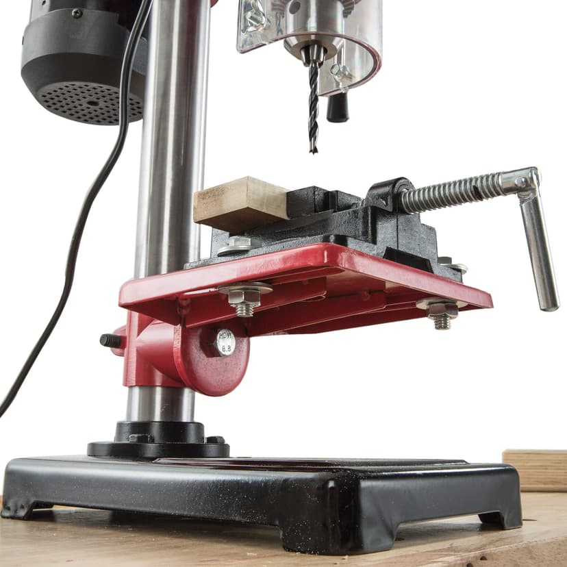 Arebos Perceuse à colonne 500 W | Avec système d'alignement laser | Réglage de table : 45 degrés – 0 – 45 degrés | 5 Vitesses différentes | Plage de Serrage: 1,5-13 mm - 5