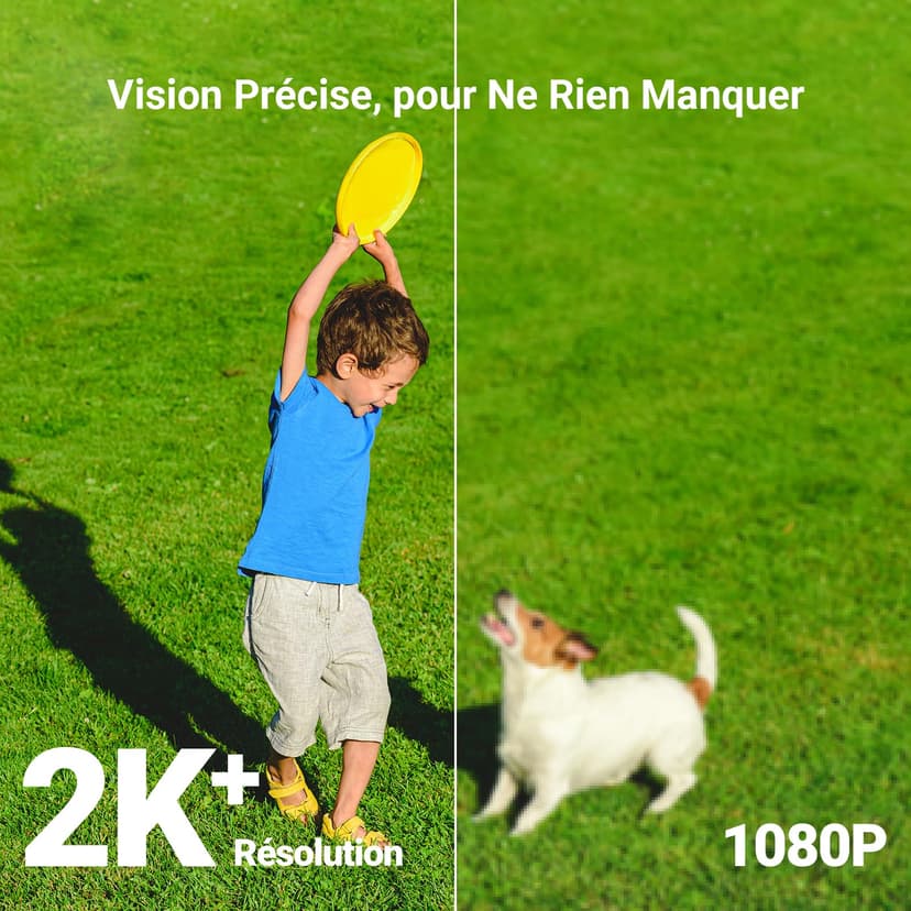 EZVIZ 2K+ Caméra Extérieure sans Fil avec Mode AOV, Caméra à Batterie PT avec Détection de Personnes et de Véhicules, Vision Nocturne Couleur & Défense Active, WiFi 6, CB8 Lite 4MP+5W Panneau Solaire - 5