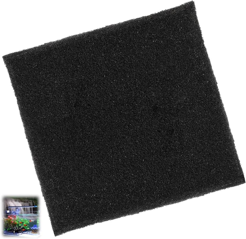 Aquarium Filter Sponge Filter Mat for Fresh and Sea Water, Biological Filter Cotton for Nitrifying Bacteria, Cut to Size Filter Sponge Mat 50 x 50 x 2 cm, Durable for Better Water Quality - 1