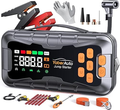 16 en 1 Booster Batterie Voiture 8000A 27000mAh, Booster …