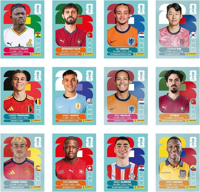 FIFA World Cup 2026 Sticker Collection x100 Packs - 5
