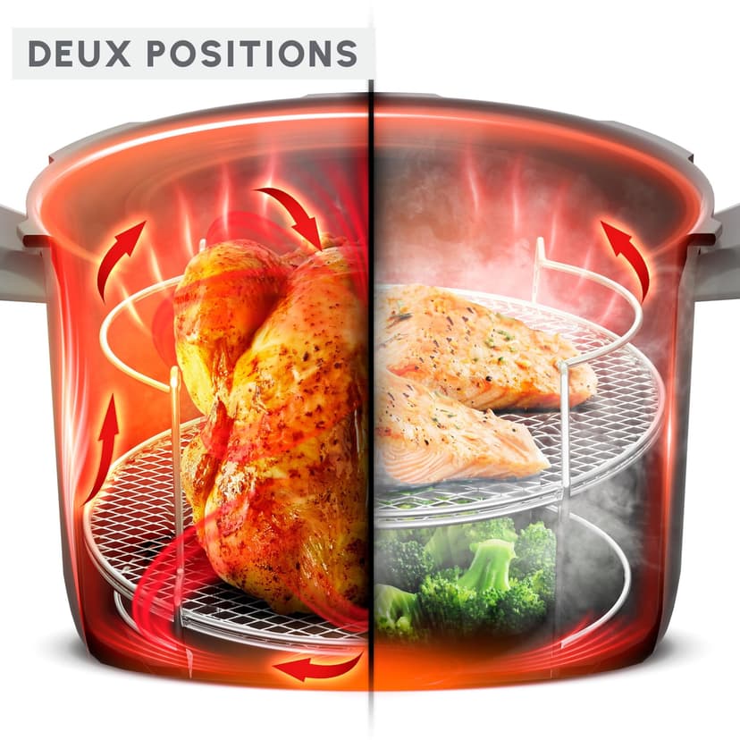 Moulinex Cookeo Wi-Fi with Extra Crisp, Multicooker, 14 Cooking Modes, Pressure Cooking, Air Fryer, Easy Step-by-Step Recipes, CE96X8F0 - 8