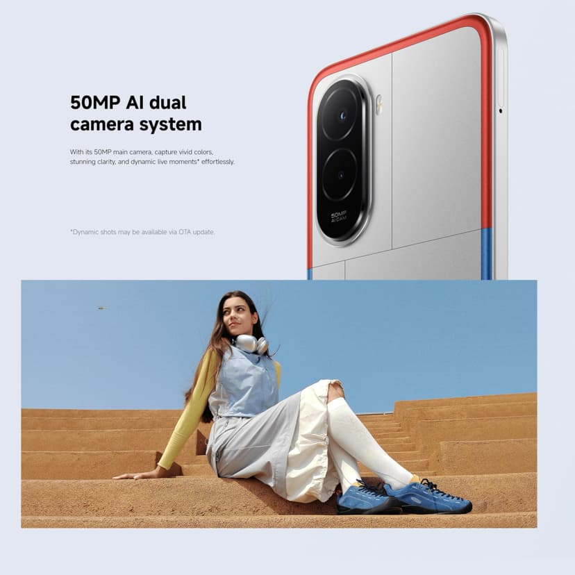 Xiaomi POCO M7, Smartphone 6+128GB, 6.9" FHD+ 144Hz Display, Snapdragon 685, 50MP AI Dual Camera, 7000mAh, Blue, Charger Not Included - 5