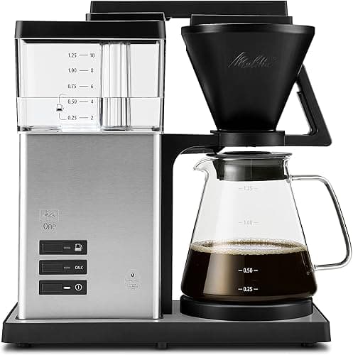 Melitta One Machine à café avec filtre en acier inoxydable