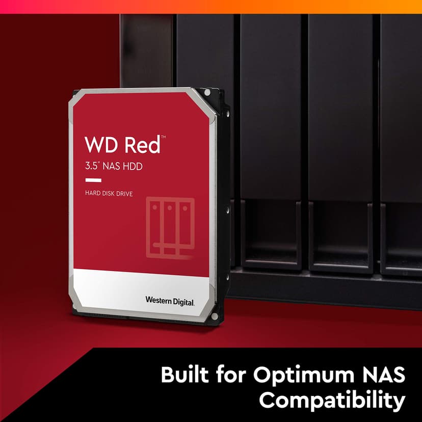 WD Red 4TB 3.5 Inch NAS Internal Hard Drive - 5400 RPM - WD40EFAX - 3