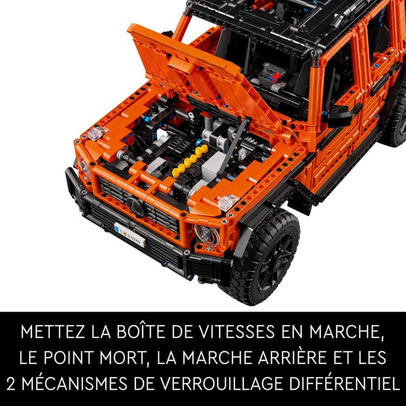 LEGO Technic Mercedes-Benz G 500 PROFESSIONAL Line - Maquette Voiture à Construire pour Adultes - Modèle de Classe G - Idée Cadeau pour les Passionnés de 4x4 et Véhicules de Luxe à Collectionner 42177 - 4