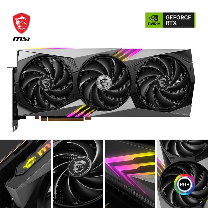 MSI VGA 16GB RTX4080 Gaming X Trio 3DP/HDMI GeForce RTX 4080 16GB - 2