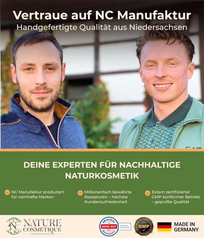 Nature Cosmétique® Solid Soap Coconut (Fragrance-Free) - For Hands & Body - Handmade Natural Soap - Moisturising & Skin Care - Vegan, Palm Oil Free - Made in Germany - 6