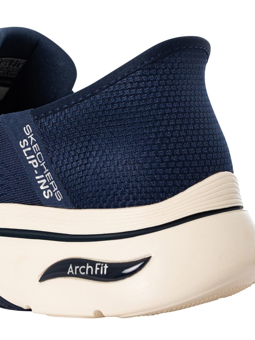 Skechers Go Walk Arch Fit 2.0 Simplicity 2 Baskets pour Homme, Textile synthétique Bleu Marine, 41.5 EU - 8