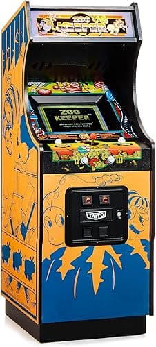 Numskull quarter arcade Zoo Keeper Collector's Edition - Réplique authentique 1/4 échelle en bois, ROM originale, batterie rechargeable et haut-parleurs 3 W