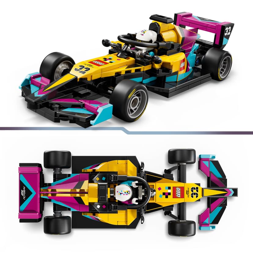 LEGO Speed Champions F1 ACADEMY Race Car Toy - Model Kit w/a Female Formula 1 Driver Minifigure - Birthday Gift for 10+ Year Old Girls, Boys & Adult Motorsport Fans - 77258 - 3