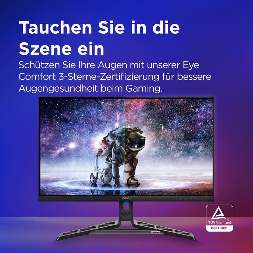 Lenovo Legion R27qe Gen 2 27" QHD WLED Gaming Monitor 2560 x 1440-16:9-200Hz IPS Panel 0.5ms Response Time HDMI DisplayPort TÜV Eye Comfort Protection Black 5.9kg - 3