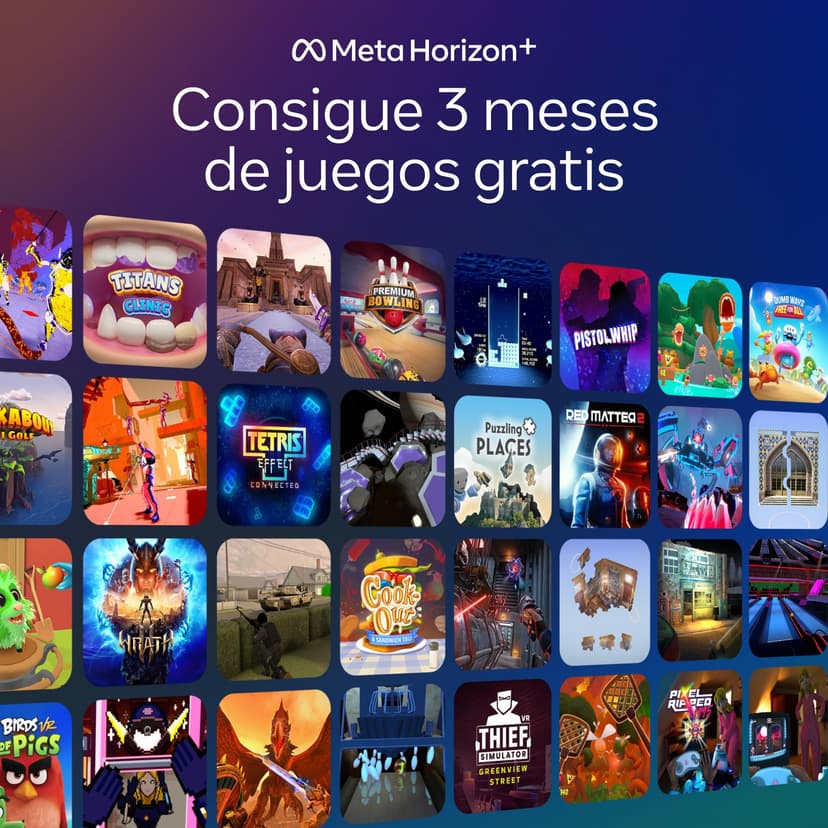 Meta Quest 3S 128GB - With Batman: Arkham Shadow and Meta Quest+ Probeabo 3-month All-in-One Headset - 4