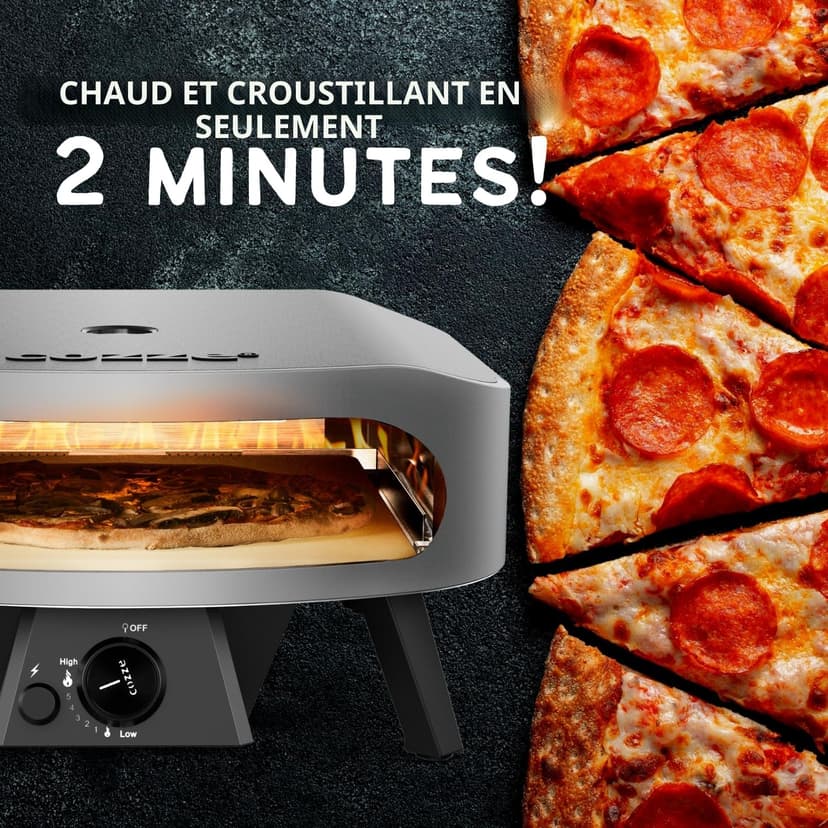 Cozze® 17" Pizza oven CLASSIC, Gas, 30 mbar - 2