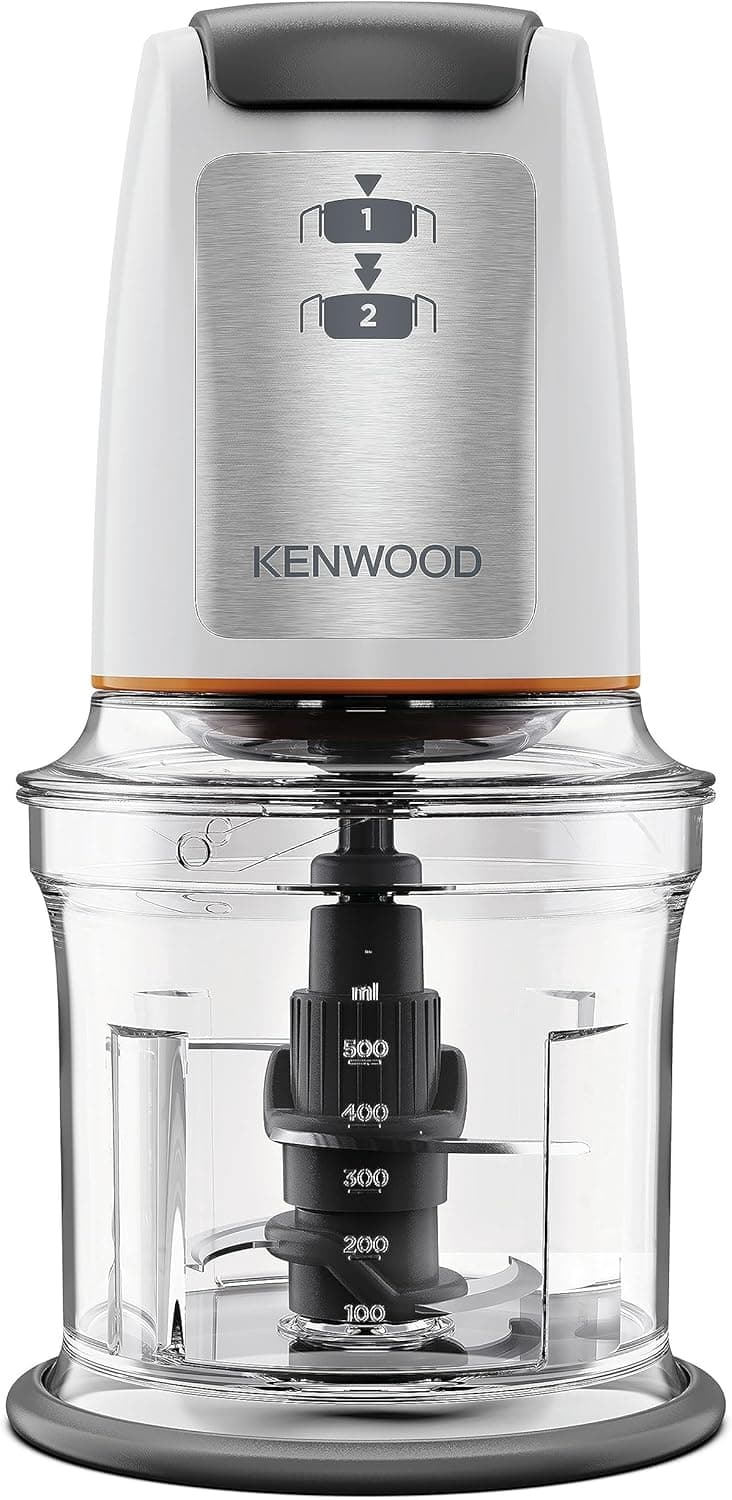Kenwood CHP61.100WH, Mini Hachoir 500 W, Bol de 0,8 L, Blanc - 1