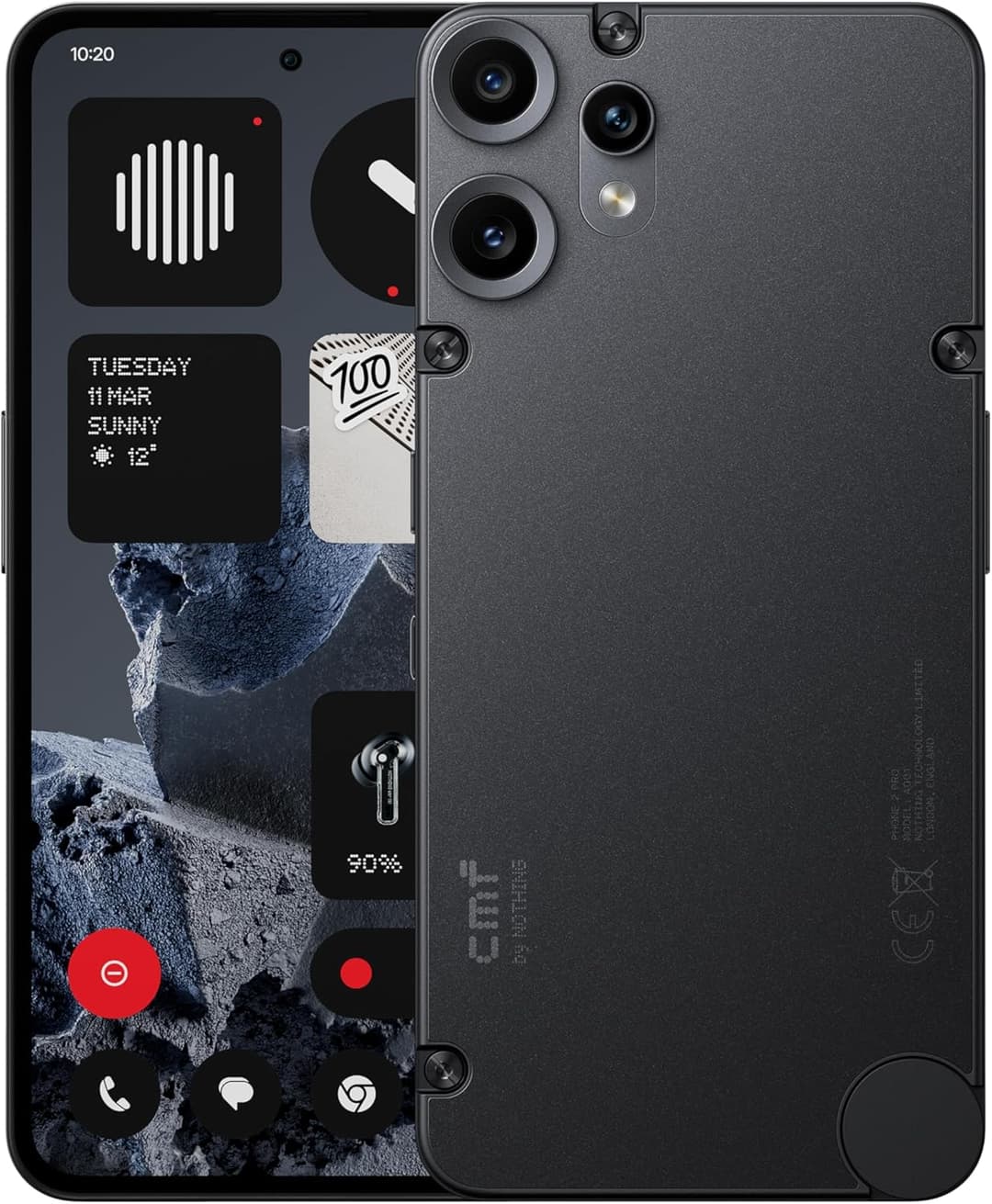 CMF Phone 2 Pro 128GB – Smartphone 5G avec Appareil Photo 50MP et Zoom 20x, écran AMOLED FHD+ 6,77" à 120Hz, Batterie 5000mAh et Nothing OS 3.2 – Orange