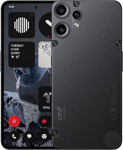 CMF Phone 2 Pro 128GB – Smartphone 5G avec Appareil Photo 50MP et Zoom 20x, écran AMOLED FHD+ 6,77" à 120Hz, Batterie 5000mAh et Nothing OS 3.2 – Orange