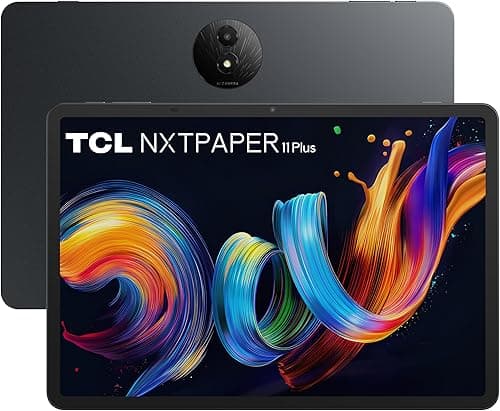 TCL NXTPAPER 11 Plus Tablet, NXTPAPER 4.0 11.5" 2.2K Display, Built-in AI, 256GB ROM, 8GB + 8GB RAM Expansion, 8000mAh Battery, Quick Charge, Android 15, Dark Grey