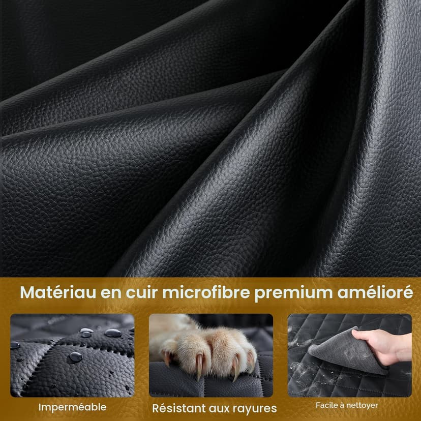 Pecute Extra Stable Dog Car Seat - Pet Car Seat Scratch Proof Car Seat for Dogs Large - 5