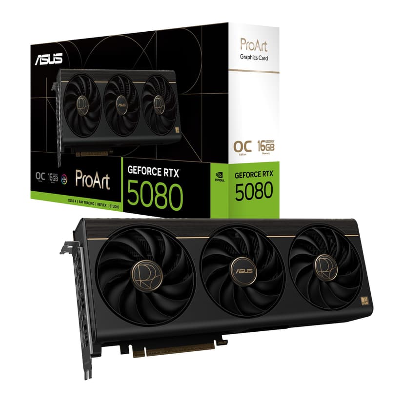 ASUS ProArt GeForce RTX 5080 16GB OC Edition GDDR7 Carte … - 1