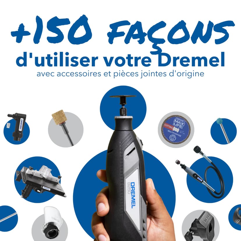 Dremel 8250 2.0 Ah 12V Li-Ion 5-tlg. accessories - 8