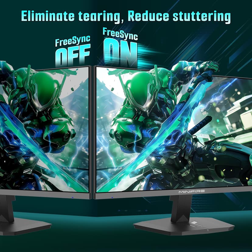 Minifire Gaming Monitor 24 inch, 160 Hz, 1ms, AdaptiveSync, HDMI 2.0 DP 1.2 Ports, FHD, sRGB 110%, Monitor PC Screen(MFG24F4 HDMI cable included) - 4