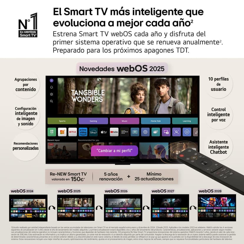 LG 75QNED93A6A - TV 75", 4K QNED EVO, Smart TV, WebOS 25, Powerful and Intelligent Processor, MiniLED AI, Super Upscaling, Dolby Vision and Atmos, Alexa/Google Assistant, Black - 9
